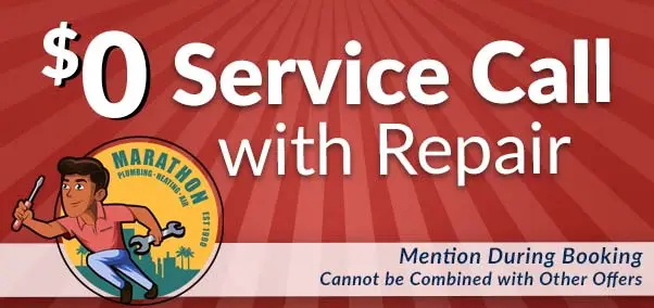 $0 service call with repair - marathon
